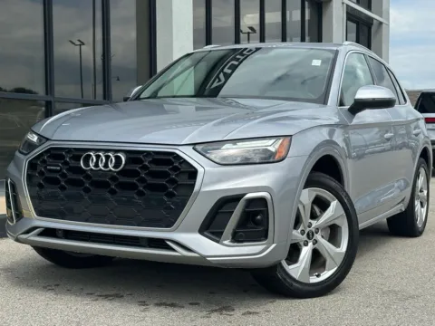 Silver 2022 Audi Q5 45 S line Premium for sale in Fishers, IN