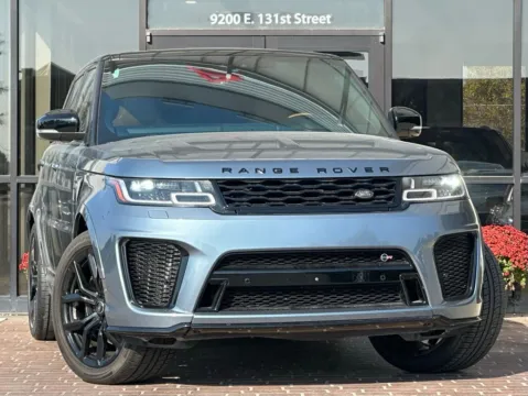 Blue 2018 Land Rover Range Rover Sport SVR for sale in Fishers, IN