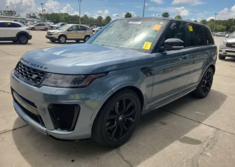 Blue 2018 Land Rover Range Rover Sport SVR for sale in Fishers, IN