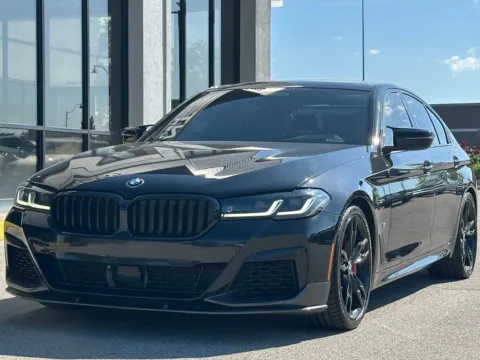Another view of 2021 BMW 5 Series M550i xDrive for sale in Fishers, IN at AutoGiant USA Fishers