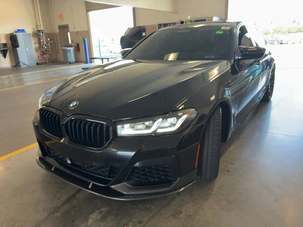 Black 2021 BMW 5 Series M550i xDrive for sale in Fishers, IN