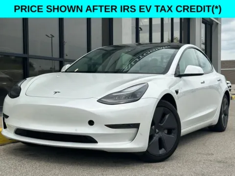 White 2021 Tesla Model 3 Standard Range Plus for sale in Fishers, IN