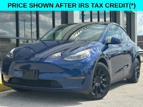 Blue 2021 Tesla Model Y Long Range for sale in Fishers, IN
