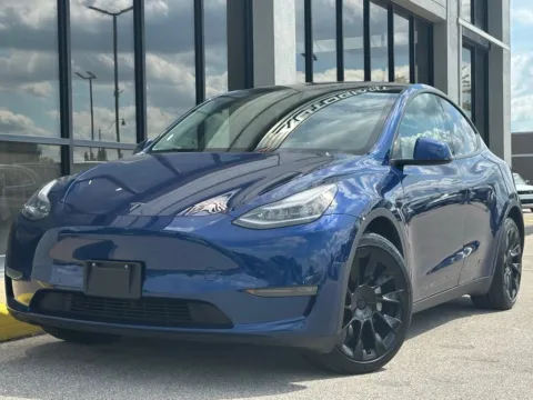 Blue 2021 Tesla Model Y Long Range for sale in Fishers, IN