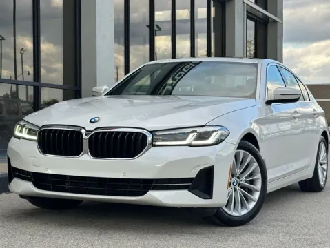 White 2023 BMW 5 Series 530i for sale in Fishers, IN