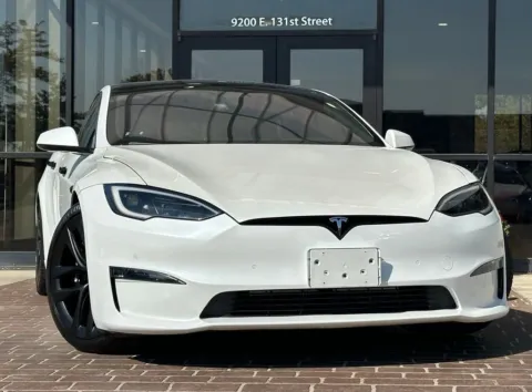 White 2022 Tesla Model S Plaid for sale in Fishers, IN