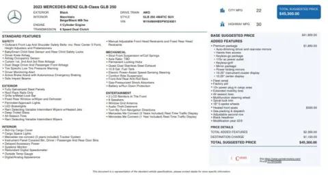 Another view of 2023 Mercedes-Benz GLB 250 for sale in Fishers, IN at AutoGiant USA Fishers