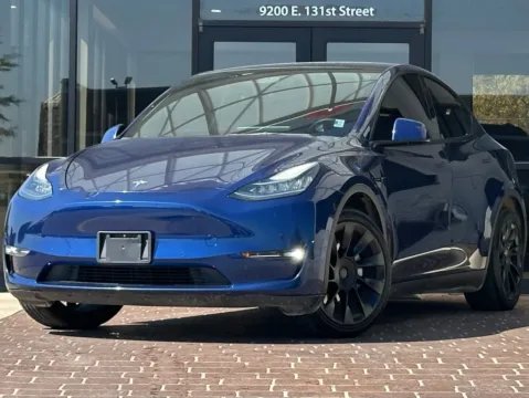Blue 2022 Tesla Model Y Long Range for sale in Fishers, IN