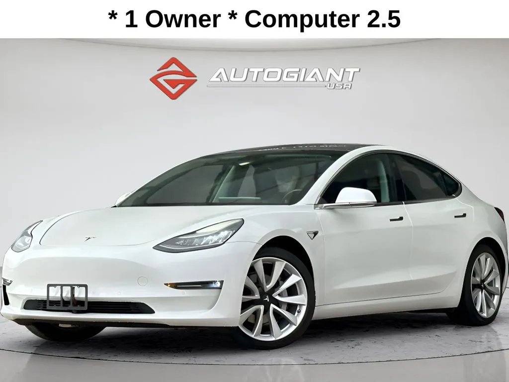 White 2018 Tesla Model 3 Mid Range for sale in Fishers, IN