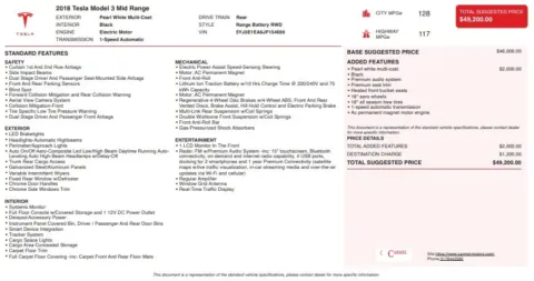 Another view of 2018 Tesla Model 3 Mid Range for sale in Fishers, IN at AutoGiant USA Fishers