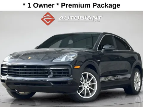 Black 2022 Porsche Cayenne E-Hybrid Coupe for sale in Fishers, IN