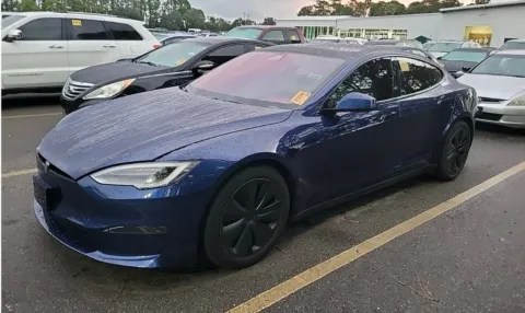 Blue 2021 Tesla Model S Long Range for sale in Fishers, IN