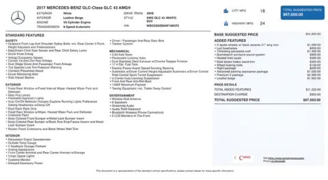 Another view of 2017 Mercedes-Benz GLC 43 AMG for sale in Fishers, IN at AutoGiant USA Fishers