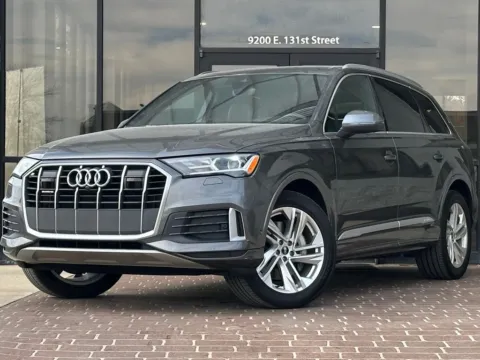 Gray 2021 Audi Q7 45 Premium Plus for sale in Fishers, IN