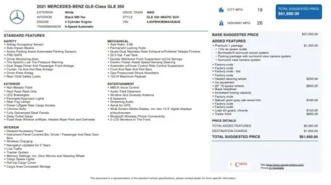 Another view of 2021 Mercedes-Benz GLE 350 for sale in Fishers, IN at AutoGiant USA Fishers