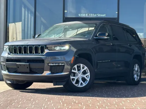Gray 2022 Jeep Grand Cherokee L Limited for sale in Fishers, IN