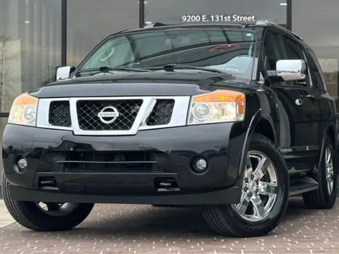 Black 2012 Nissan Armada Platinum for sale in Fishers, IN