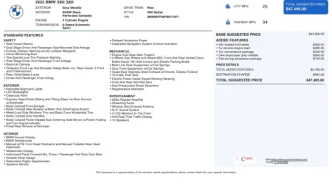 Another view of 2023 BMW 3 Series 330i for sale in Fishers, IN at AutoGiant USA Fishers