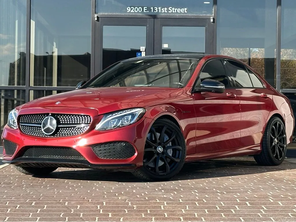 Red 2017 Mercedes-Benz C-Class C 43 AMG for sale in Fishers, IN