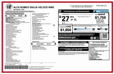 Photos of 2022 Alfa Romeo Giulia Veloce for sale in Denver, CO at Automotive Imports Sales & Service