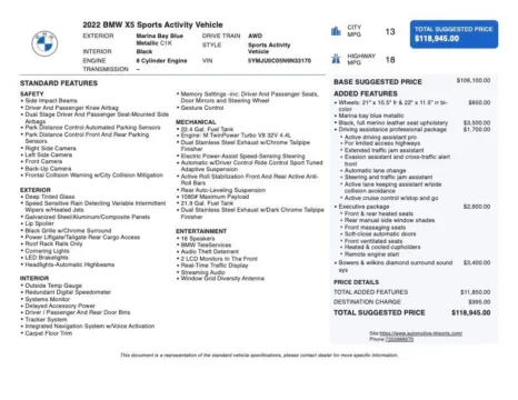 Photos of 2022 BMW X5 M for sale in Denver, CO at Automotive Imports Sales & Service