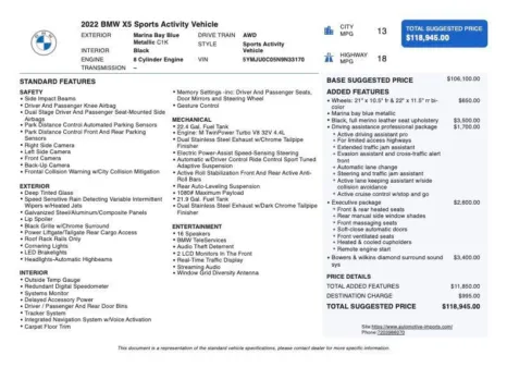 Photos of 2022 BMW X5 M for sale in Denver, CO at Automotive Imports Sales & Service