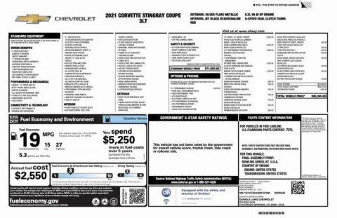 Photos of 2021 Chevrolet Corvette 3LT for sale in Denver, CO at Automotive Imports Sales & Service