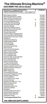 Photos of 2023 BMW 7 Series 760i xDrive for sale in Denver, CO at Automotive Imports Sales & Service