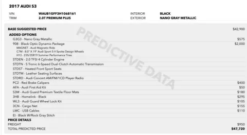 Photos of 2017 Audi S3 Premium Plus for sale in Denver, CO at Automotive Imports Sales & Service