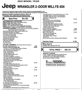 Photos of 2023 Jeep Wrangler Willys for sale in Denver, CO at Automotive Imports Sales & Service