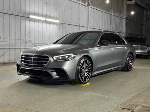 Gray 2022 Mercedes-Benz S-Class S 500 for sale in Denver, CO