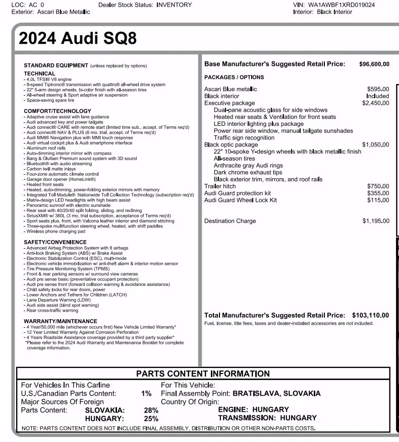 2024 Audi SQ8 Premium Plus - Photo 51