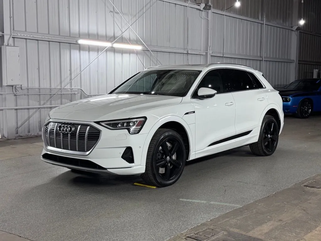 White 2019 Audi e-tron Premium Plus for sale in Denver, CO