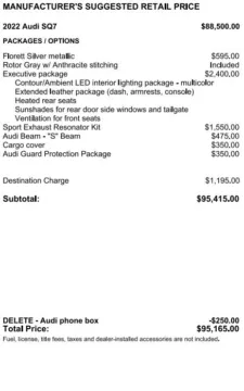 Photos of 2022 Audi SQ7 Premium Plus for sale in Denver, CO at Automotive Imports Sales & Service