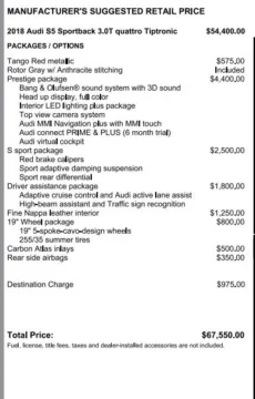 Photos of 2018 Audi S5 3.0T Prestige for sale in Denver, CO at Automotive Imports Sales & Service