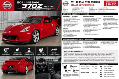 Red 2011 Nissan 370Z Touring for sale in Denver, CO