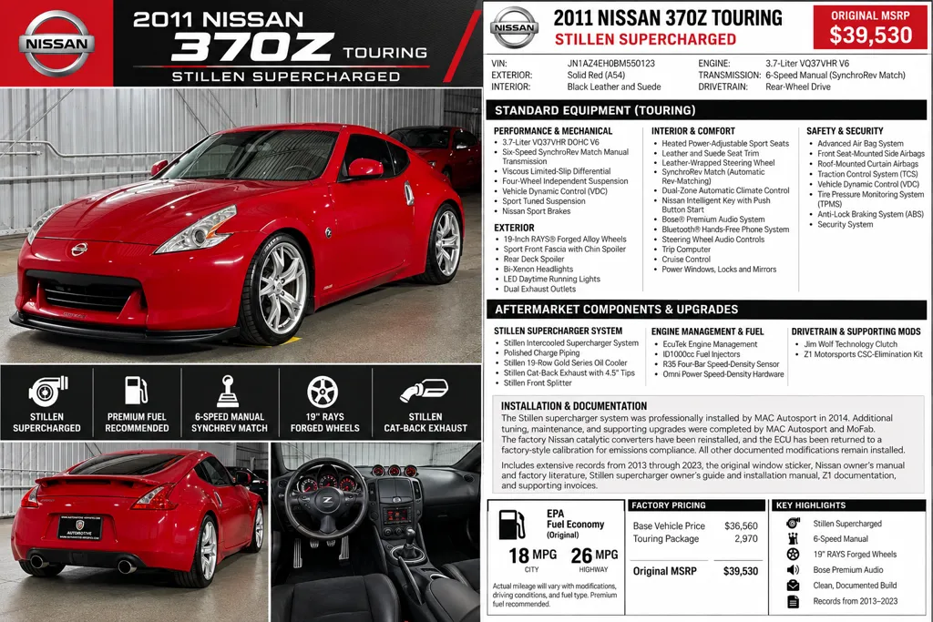 2011 Nissan 370Z Touring