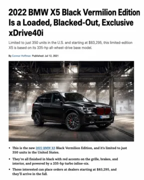 Photos of 2022 BMW X5 xDrive40i for sale in Denver, CO at Automotive Imports Sales & Service