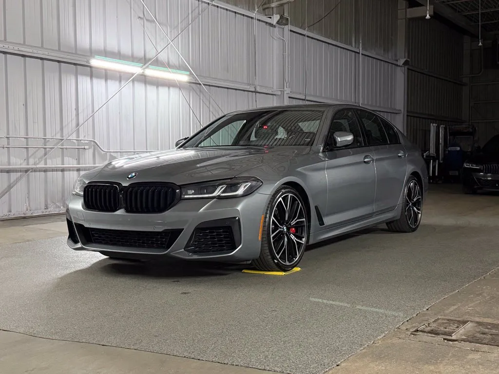 Gray 2023 BMW 5 Series M550i xDrive for sale in Denver, CO