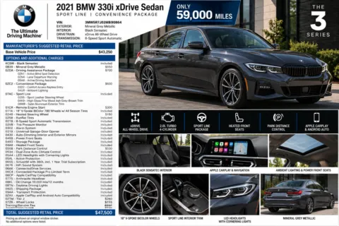 Photos of 2021 BMW 3 Series 330i xDrive for sale in Denver, CO at Automotive Imports Sales & Service