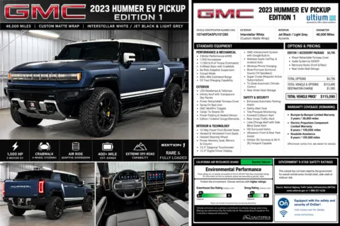 Photos of 2023 GMC Hummer EV Pickup 3X for sale in Denver, CO at Automotive Imports Sales & Service