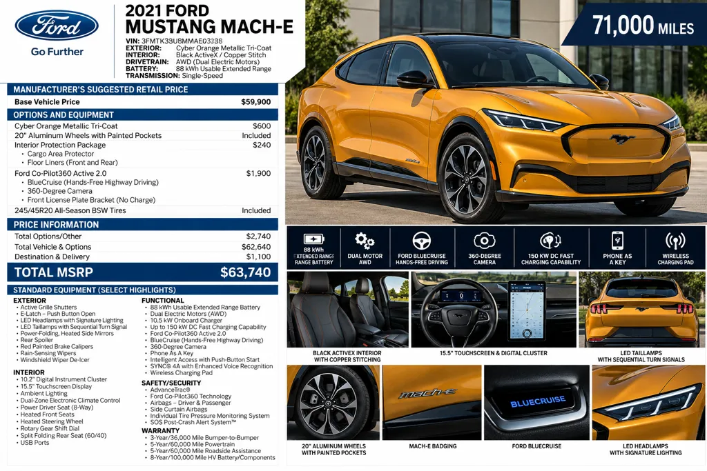 2021 Ford Mustang Mach-E