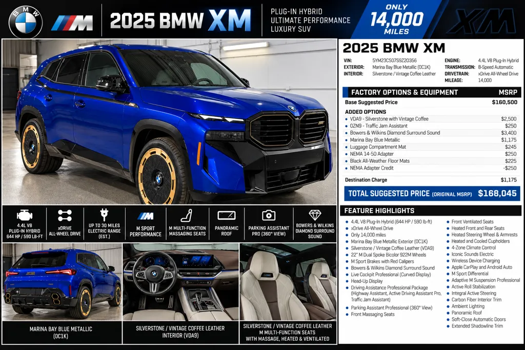 Blue 2025 BMW XM for sale in Denver, CO