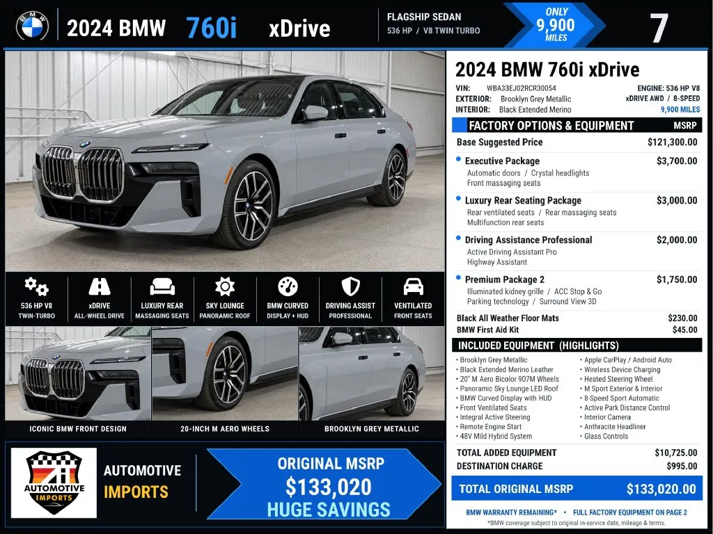 2024 BMW 7 Series