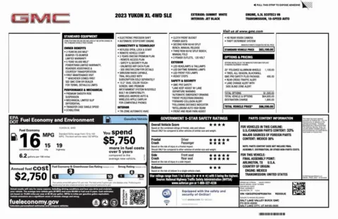 Photos of 2023 GMC Yukon XL SLE for sale in Denver, CO at Automotive Imports Sales & Service