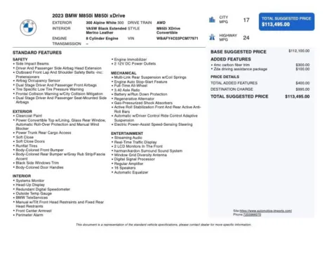 Photos of 2023 BMW 8 Series M850i xDrive for sale in Denver, CO at Automotive Imports Sales & Service