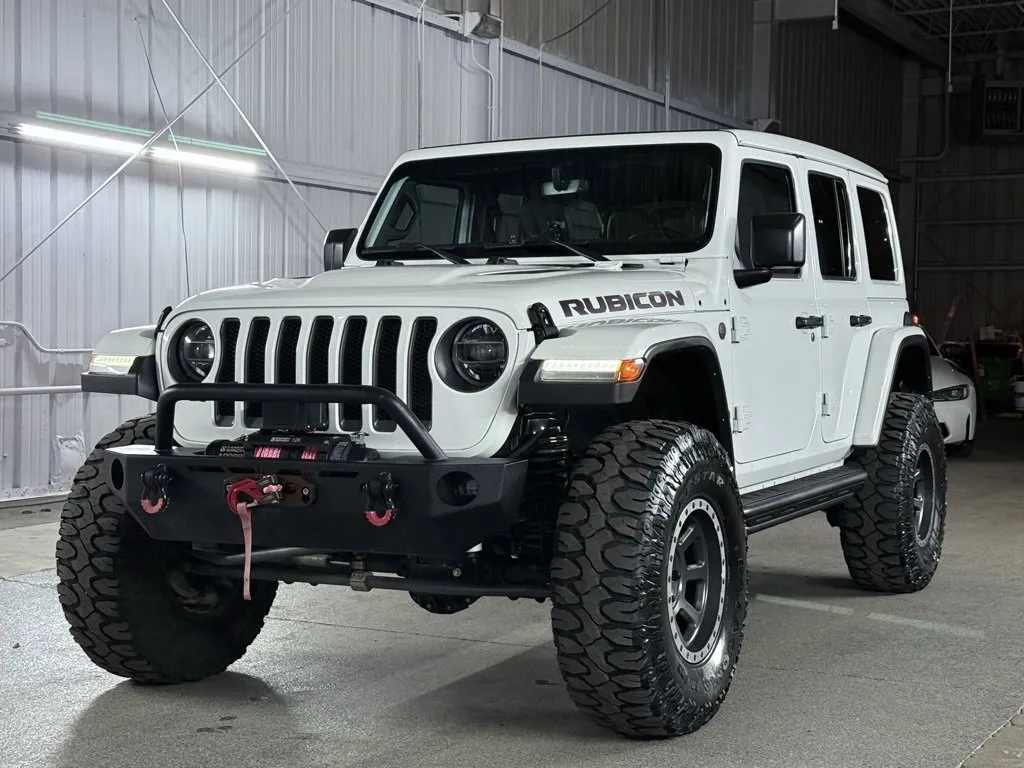 White 2019 Jeep Wrangler Unlimited Rubicon for sale in Denver, CO
