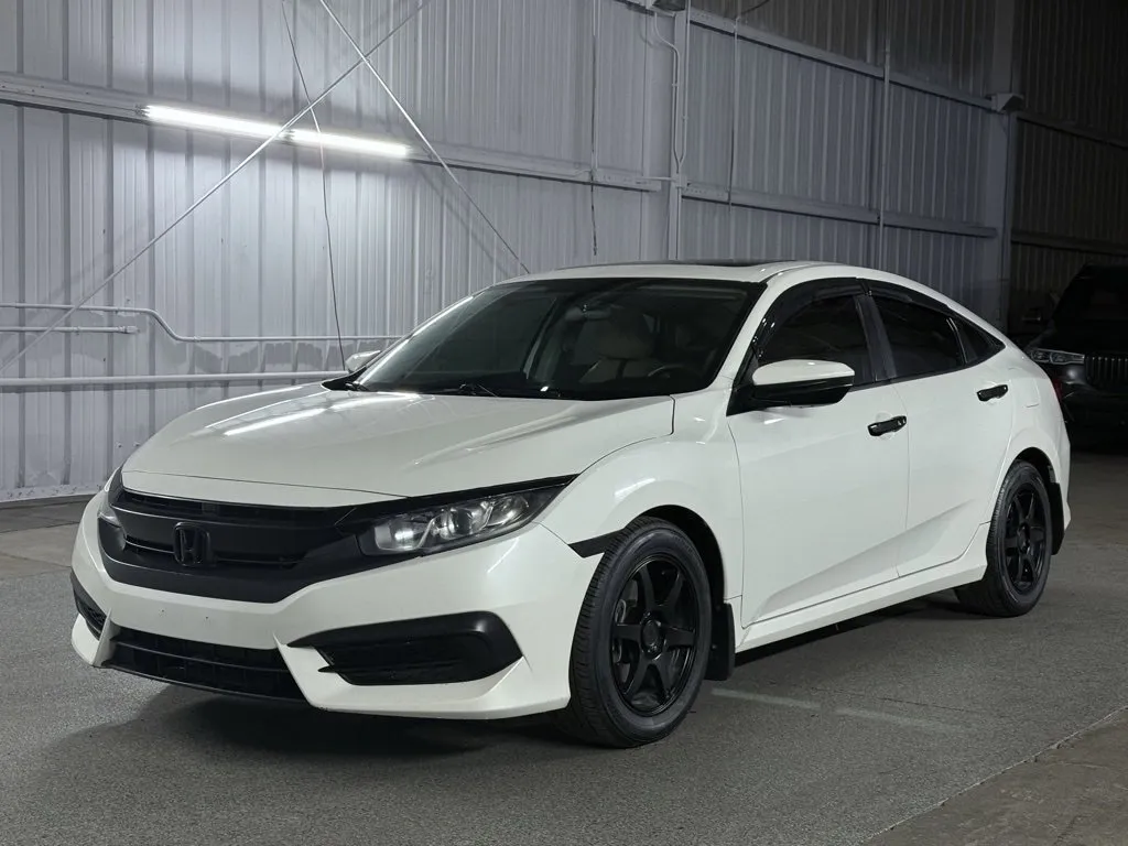 White 2016 Honda Civic Sedan EX for sale in Denver, CO