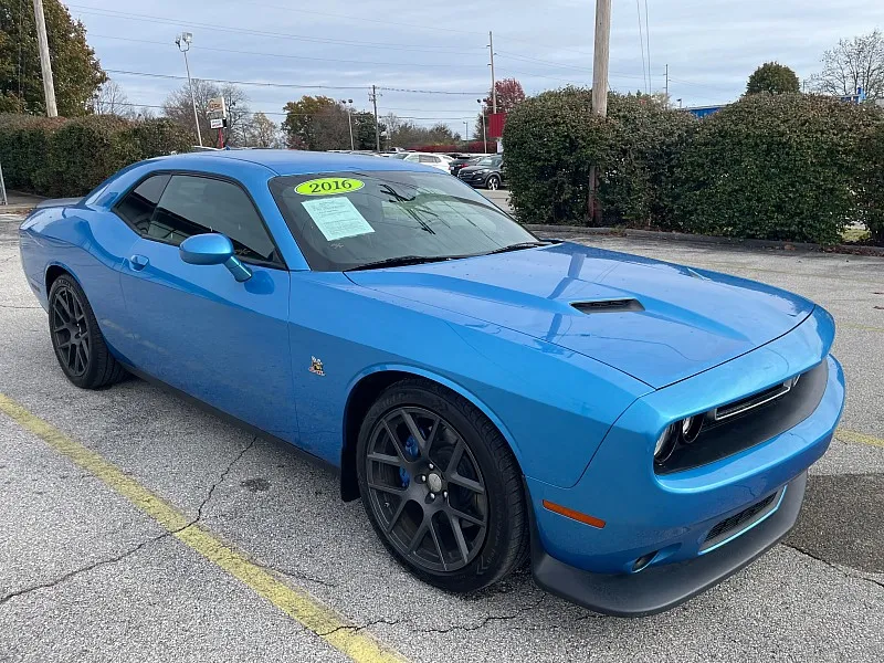 Blue 2016 Dodge Challenger 2d Coupe R/T Scat Pack for sale in Frankfort, KY