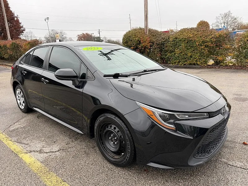 Black 2022 Toyota Corolla LE CVT for sale in Frankfort, KY